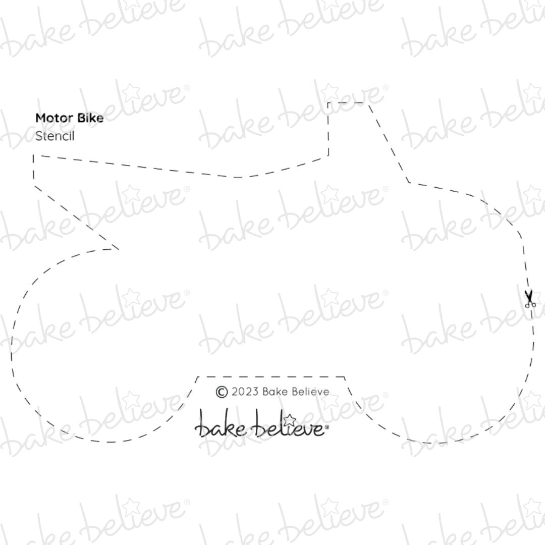Motorbike Stencil