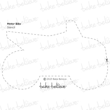 Motorbike Stencil