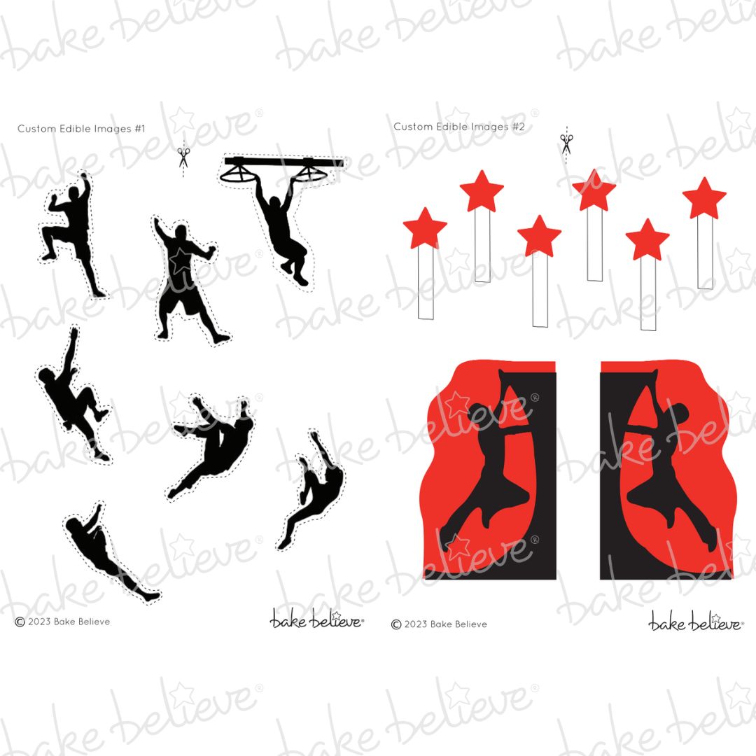 Ninja Warrior Edible Images