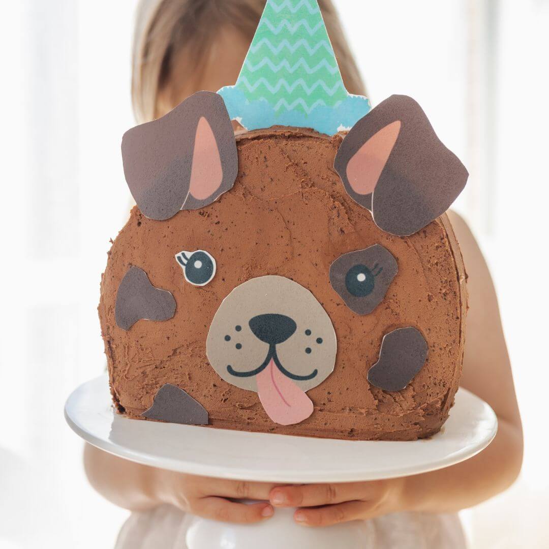 Party Dog Cake Kit Bake Believe