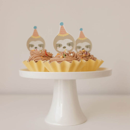 Party Sloth Cupcake Kit