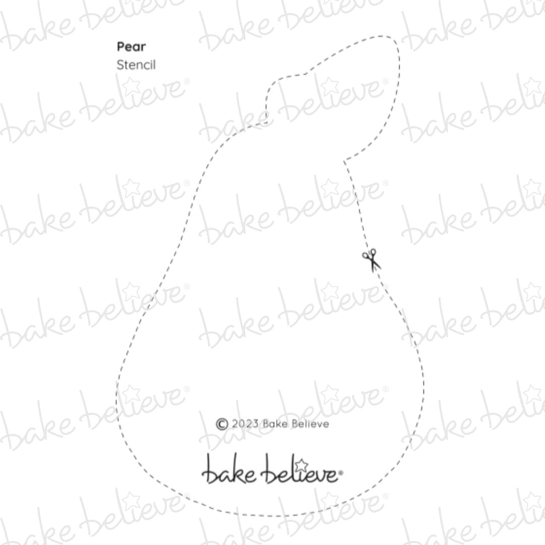 Pear Stencil
