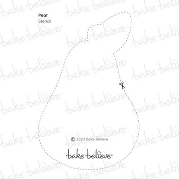 Pear Stencil
