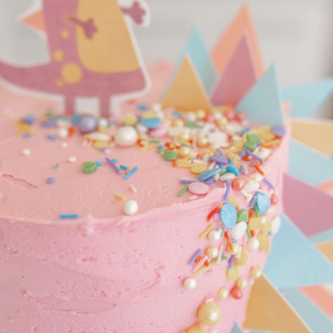 Pink Dinosaur Cake Kit