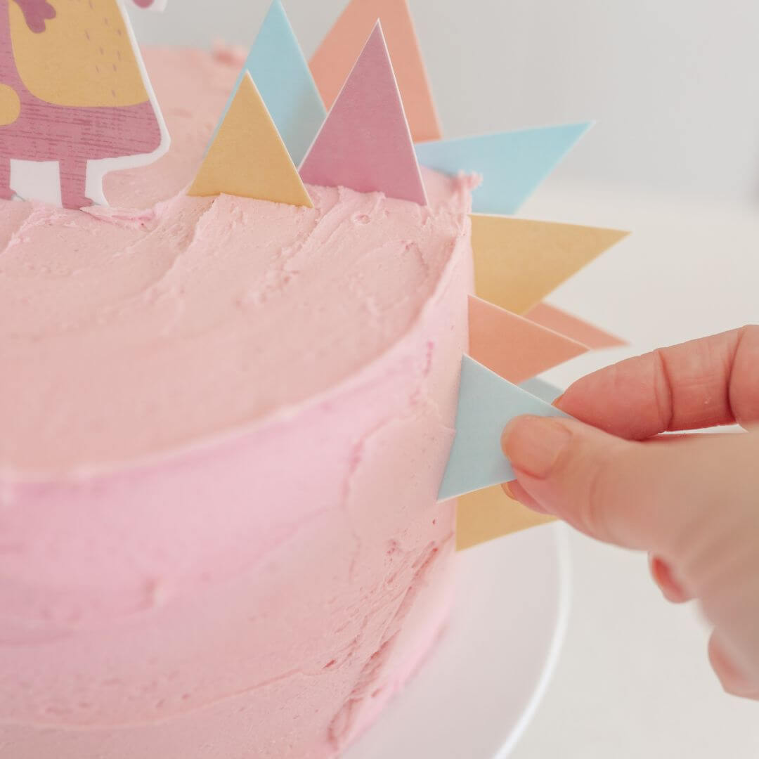 Pink Dinosaur Cake Kit
