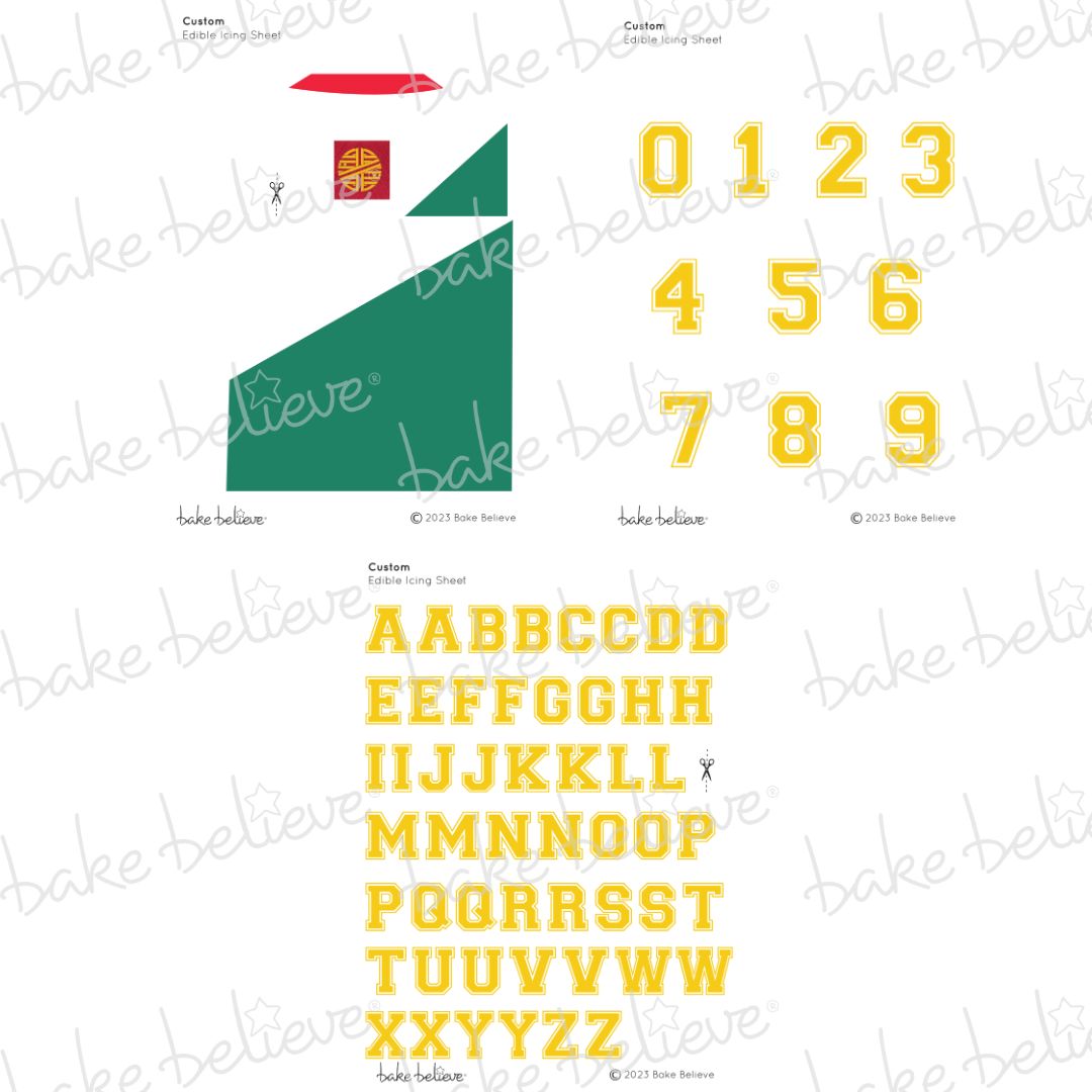 Portugal Football Jersey Edible Images