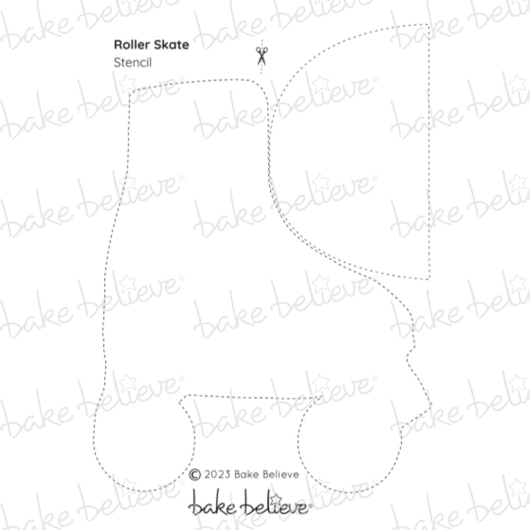 Roller Skate Stencil