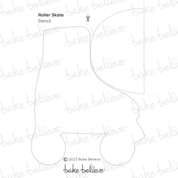 Roller Skate Stencil