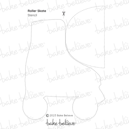 Roller Skate Stencil