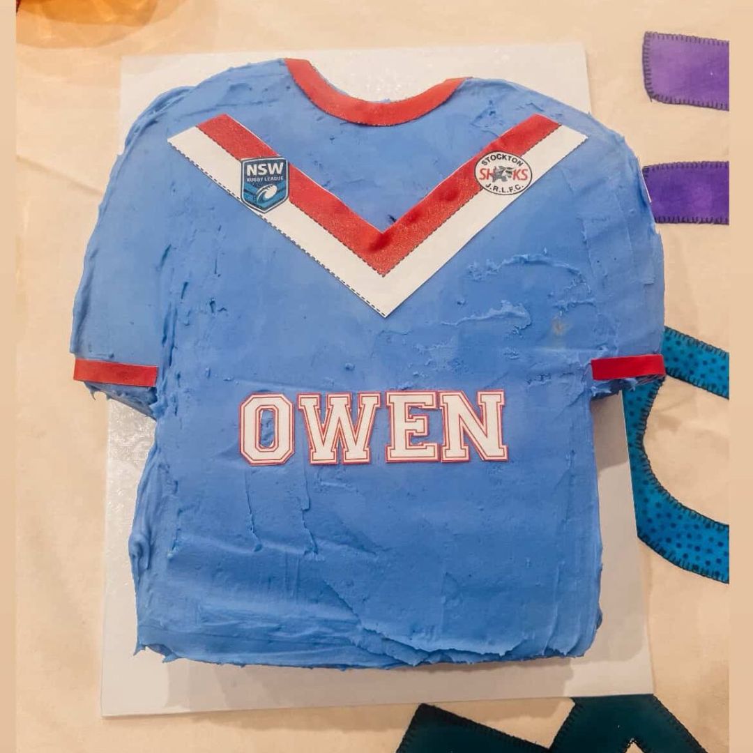 Stockton Sharks Football Jersey Cake Kit