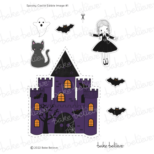 Spooky Castle Edible Image Set