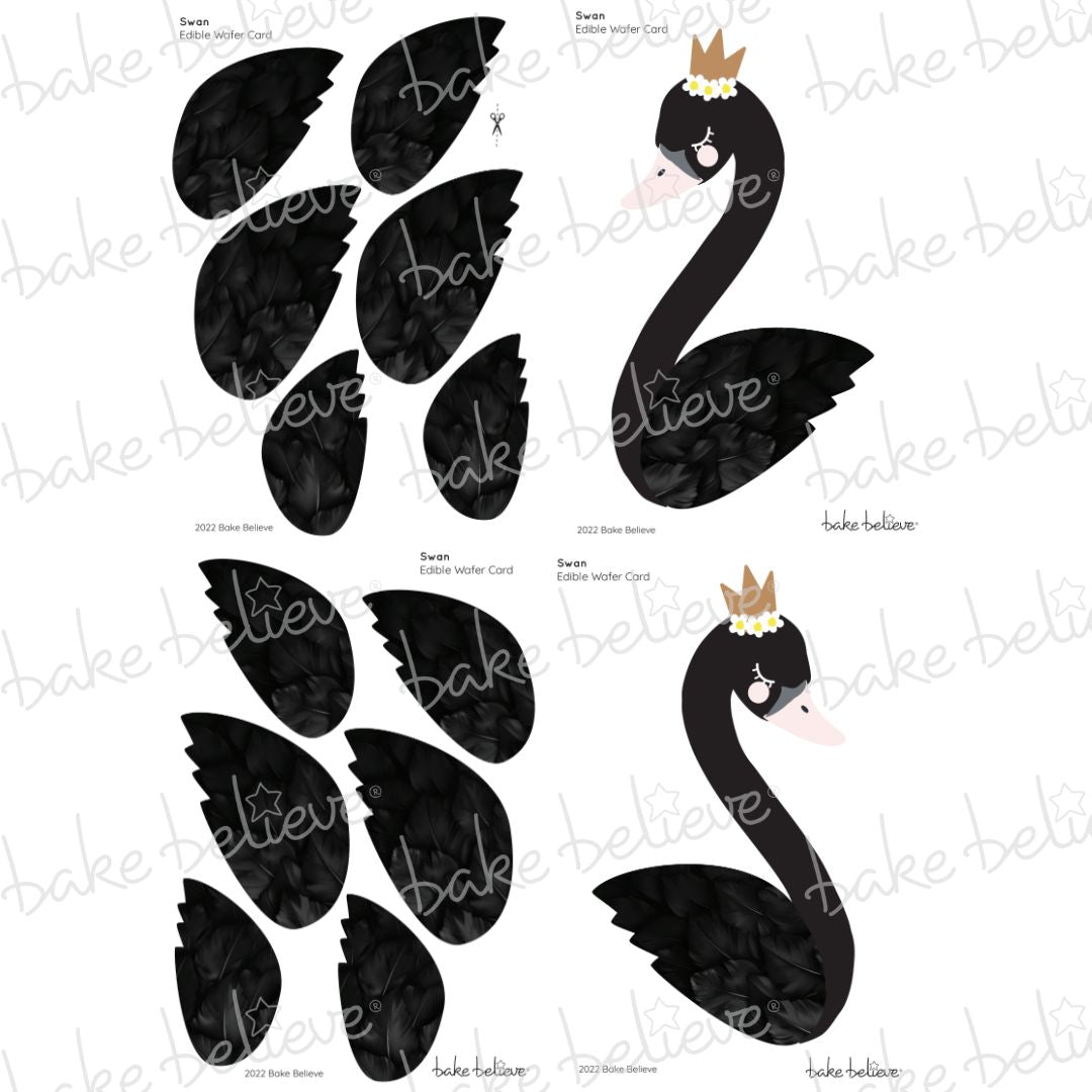 Swan Princess Edible Image Set
