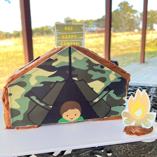 Camo Tent Cake Kit