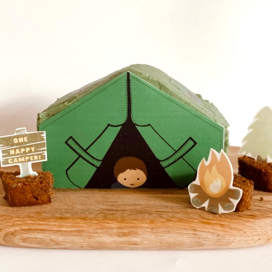 Green Tent Cake Kit