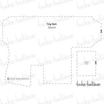 Toy Gun Stencil