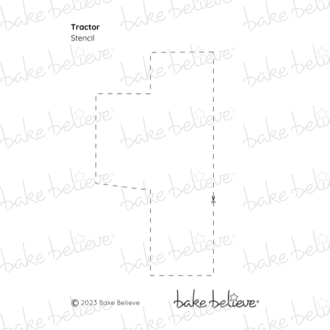 Tractor Stencil