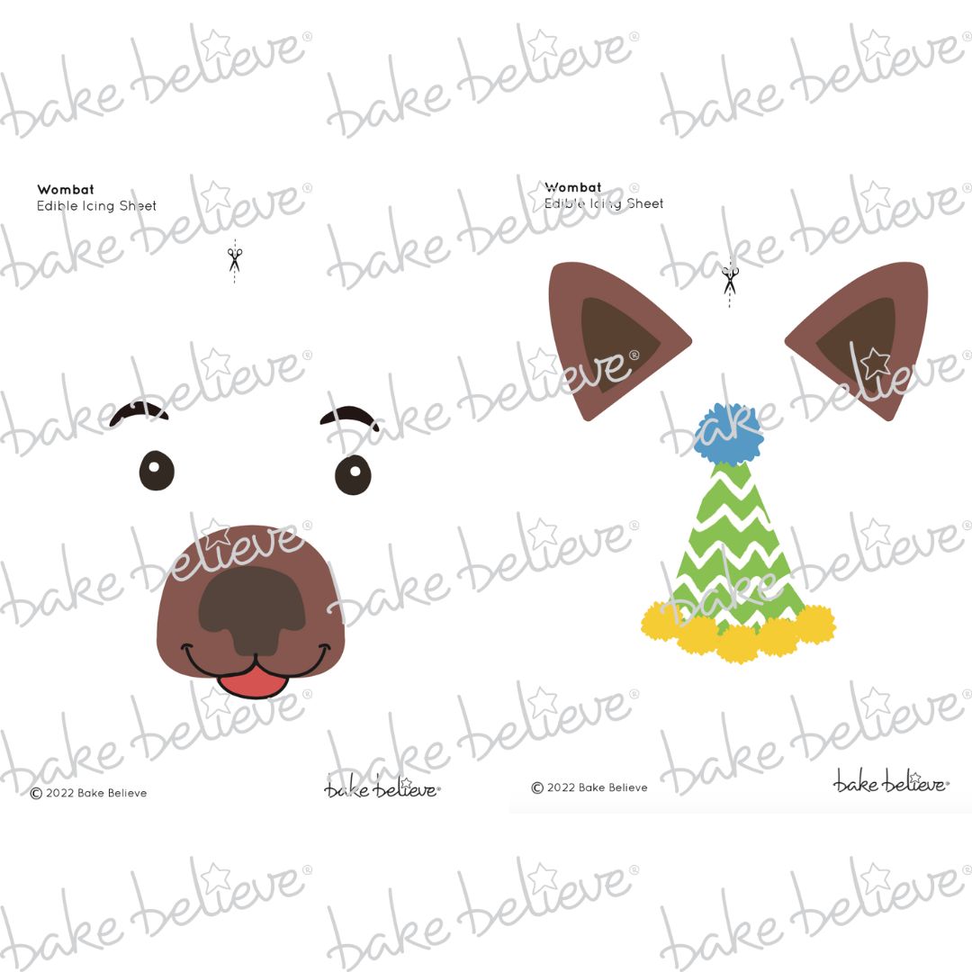 Wombat Edible Image Set