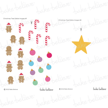 Christmas Tree Edible Images