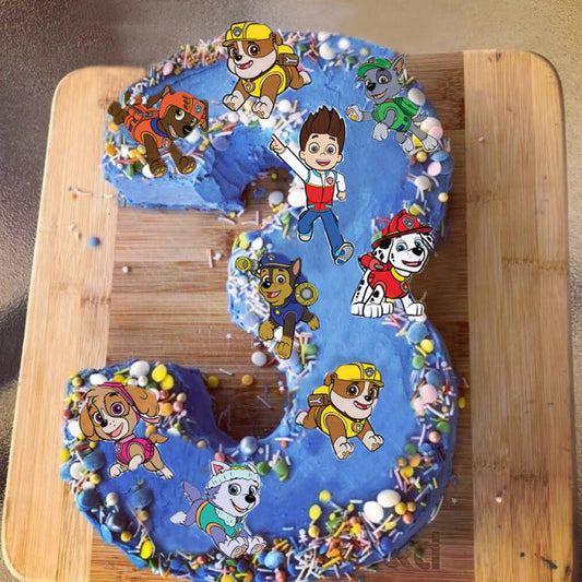 Paw Patrol Number Cake Kit