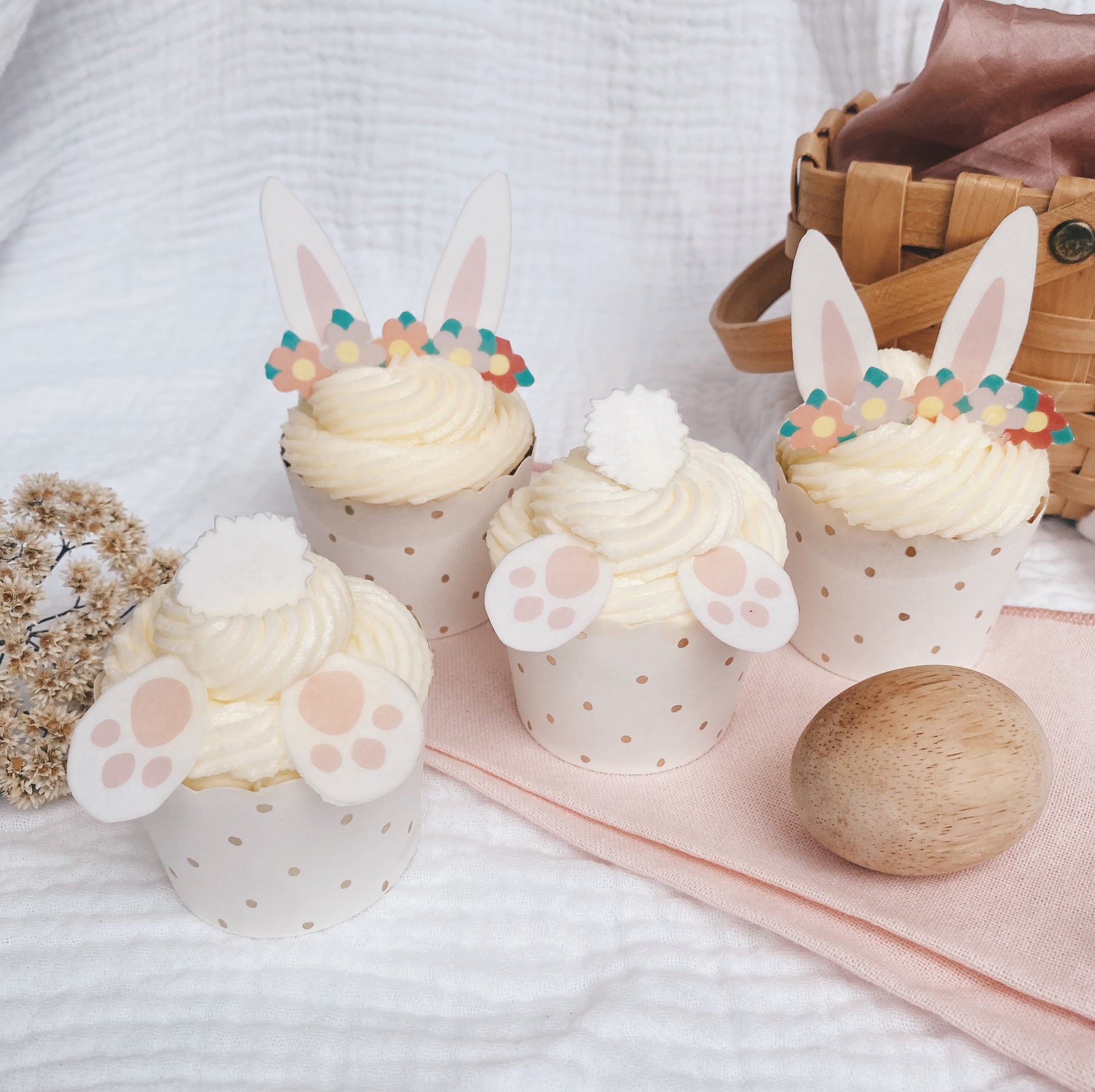Easter Bunny Cupcake Kit
