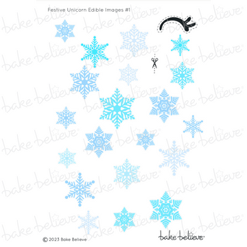 Frozen Unicorn Edible Images