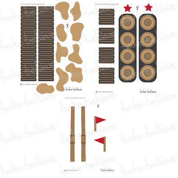 Army Edible Image Set