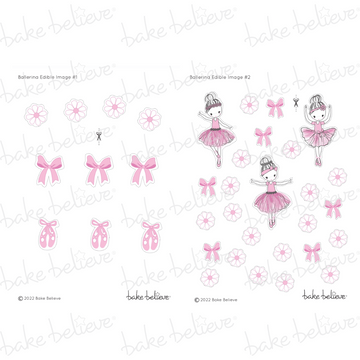Ballerina Edible Image Set