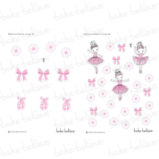 Ballerina Edible Image Set