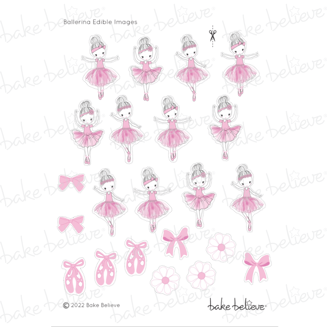 Ballerina Edible Images