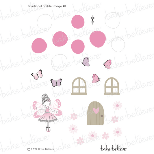 Fairy Toadstool Edible Images