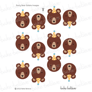 Party Bear Edible Images