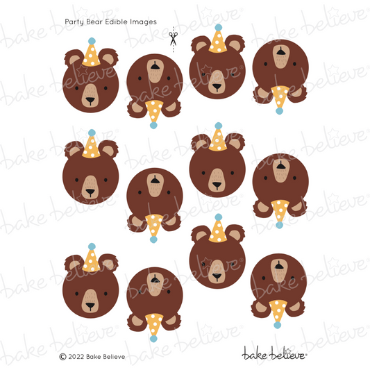 Party Bear Edible Images