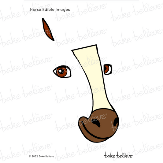 Horse Edible Image Set