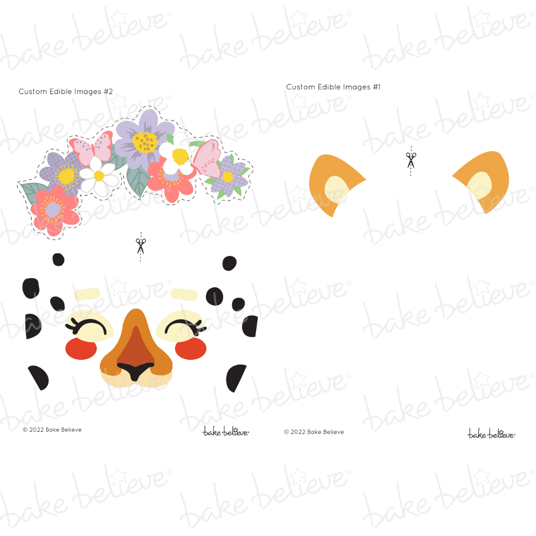 Leopard Edible Image Set