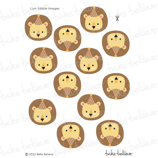 Lion Edible Images