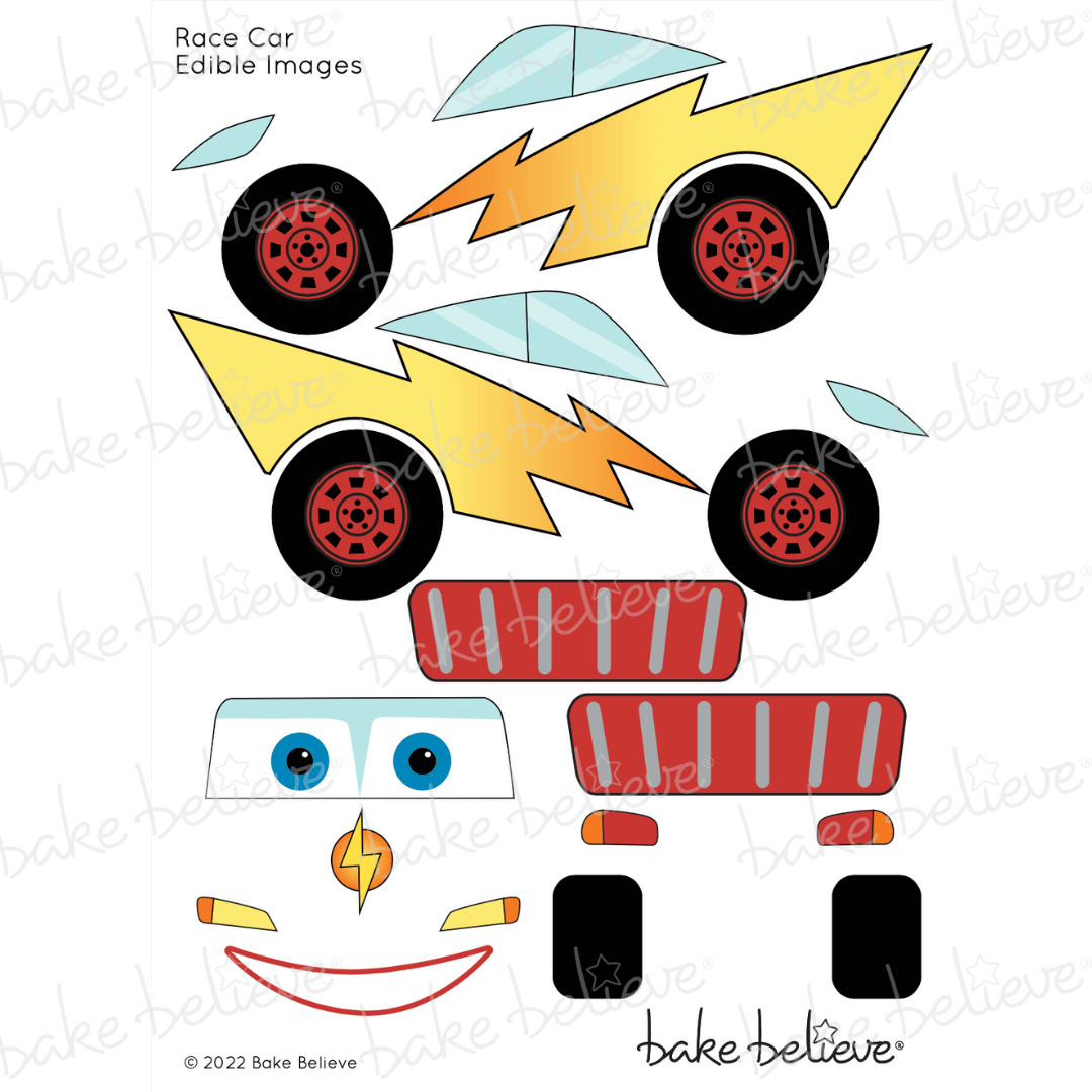 Racing Car Edible Images