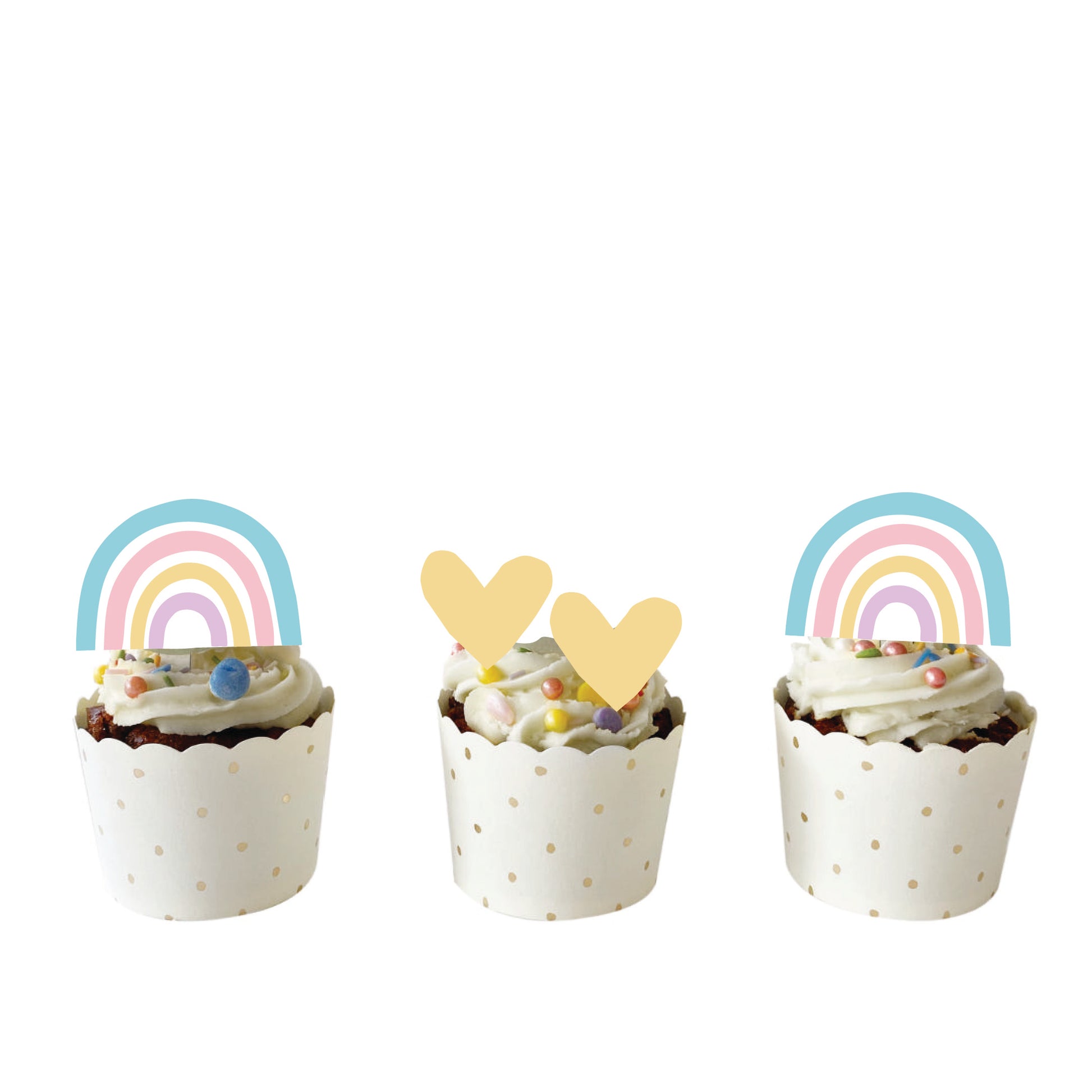 Rainbow Cupcake Kit