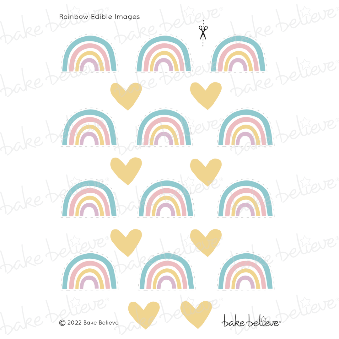 Rainbow Edible Images