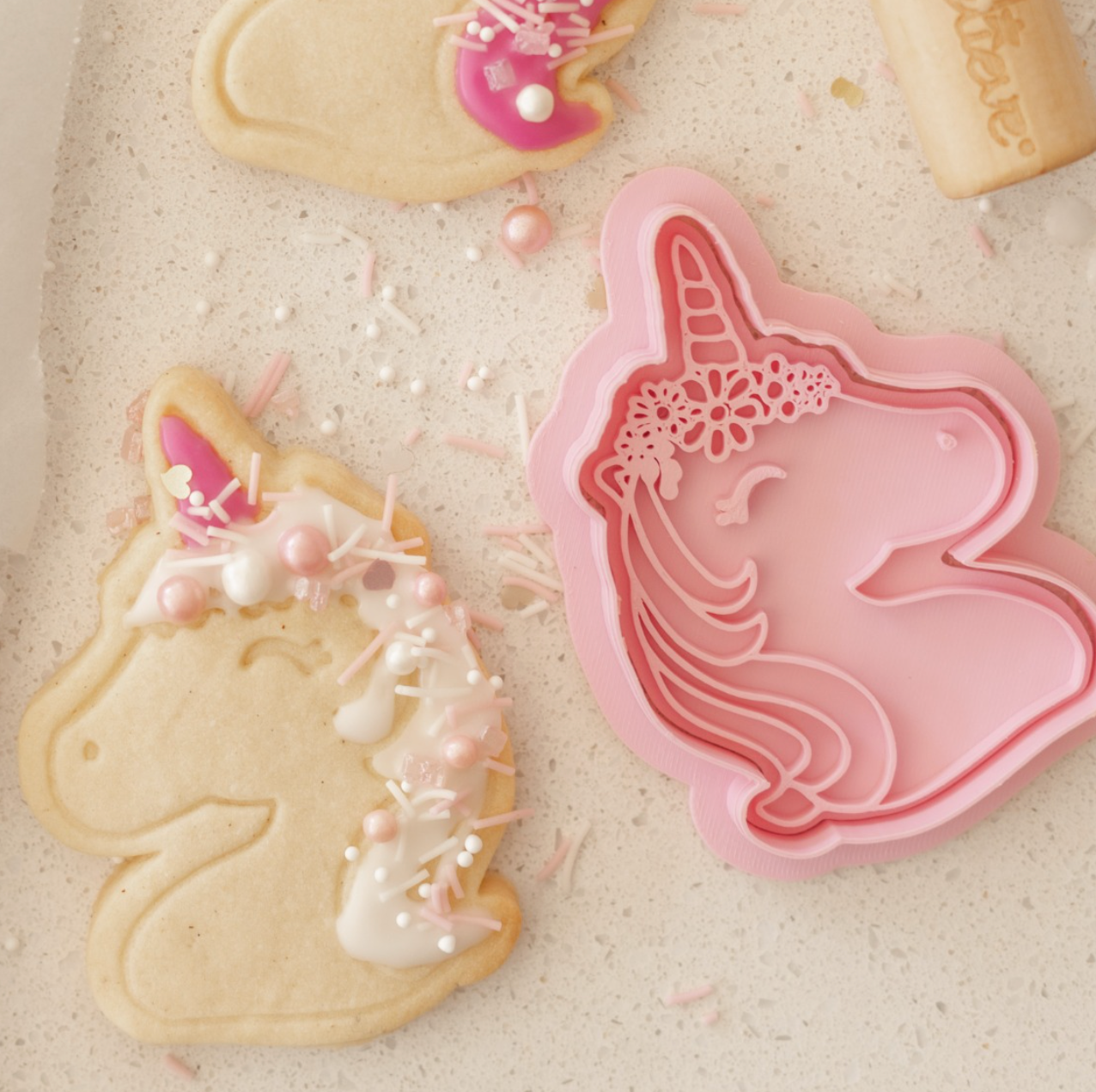 Unicorn Cookie cutter & embosser