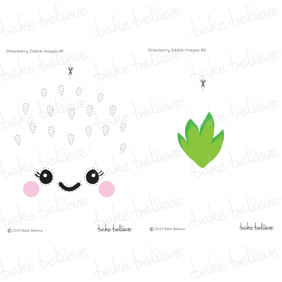 Strawberry Edible Images