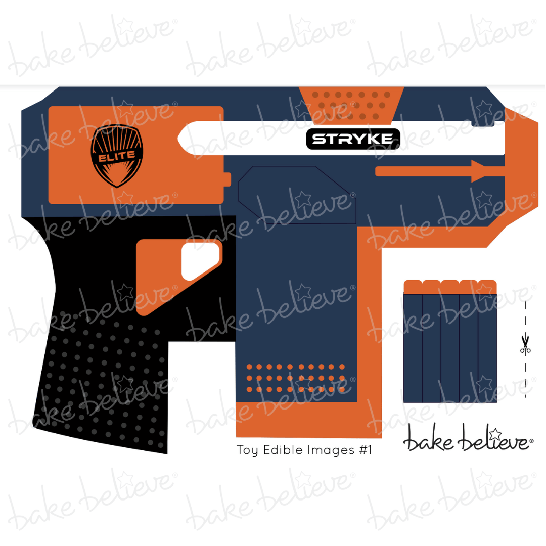 Toy Gun Edible Images