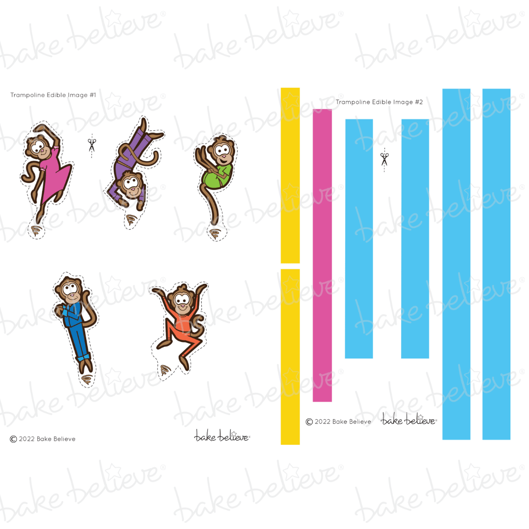 Trampoline Edible Image Set