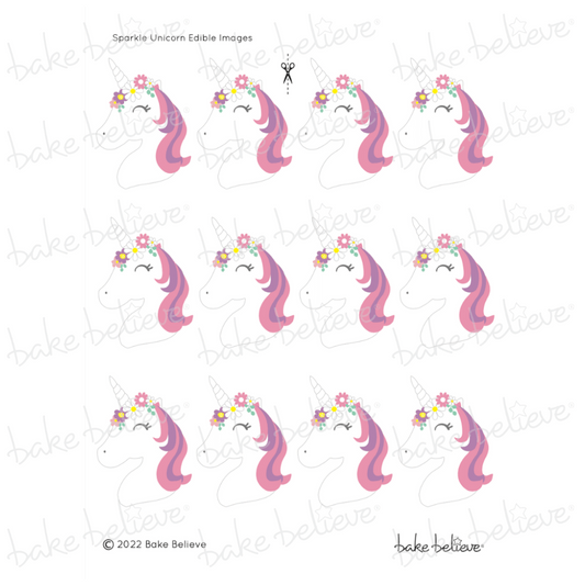 Unicorn Head Edible Images