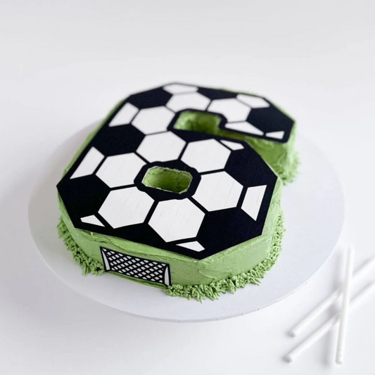 Soccer Number Edible Images