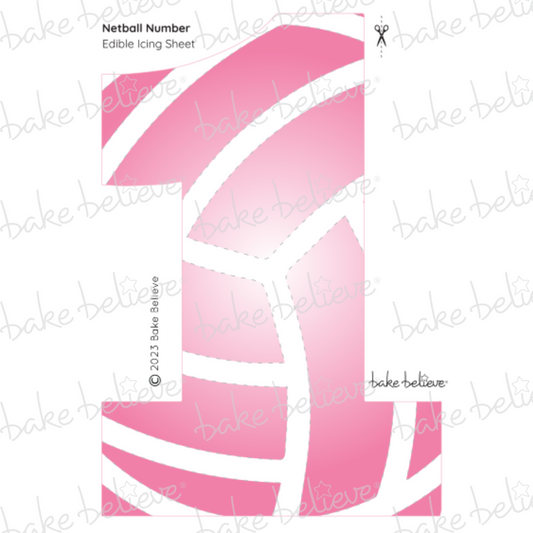 Netball Number Edible Images