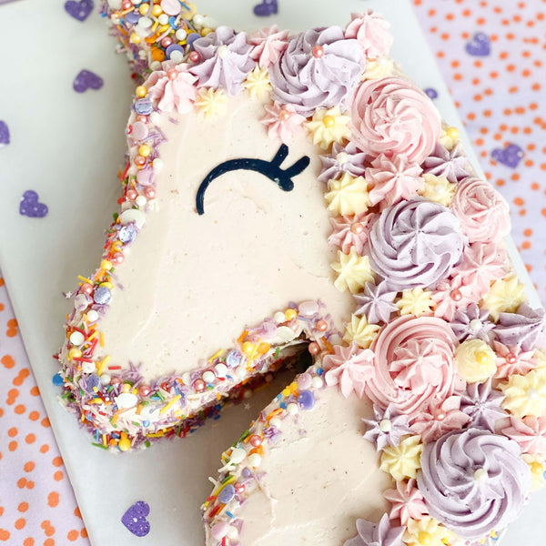 Unicorn themed Letter Cake.... - Whipped Art - Cakes | Facebook