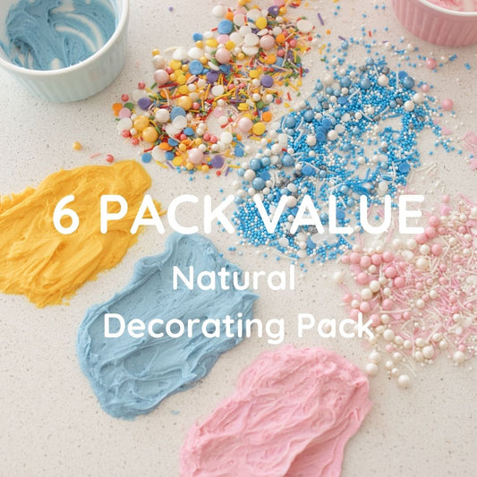 6 Pacak Value - Natural Decorating Pack