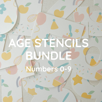 Age Stencils Bundle Numbers 0-9 [SAVE 20%]