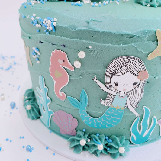 Mermaid Cake Kit