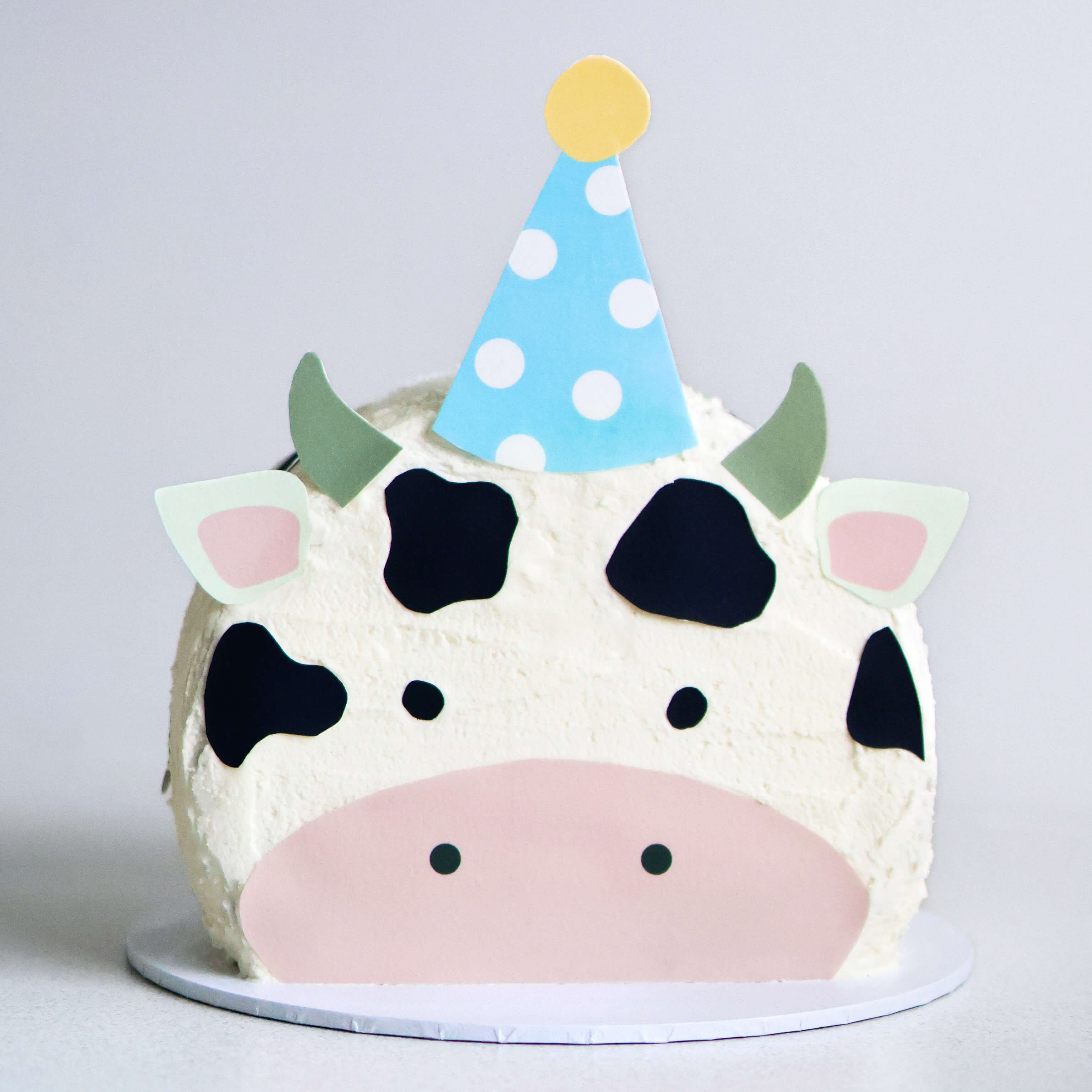Cow First Birthday Cake Topper. Boy Farm 1st Birthday Cow Cake Centerpiece.  Holy Cow Im One Party Decoration for Cake Smash Photoshoot - Etsy